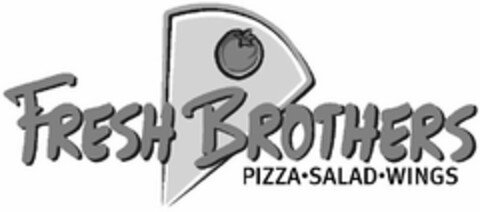 FRESH BROTHERS PIZZA · SALAD · WINGS Logo (USPTO, 22.03.2017)