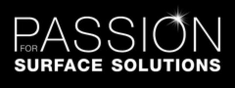 PASSION FOR SURFACE SOLUTIONS Logo (USPTO, 23.03.2017)