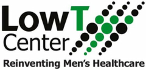 LOW T CENTER REINVENTING MEN'S HEALTHCARE Logo (USPTO, 24.11.2017)