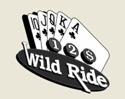 1 2 $ WILD RIDE 10 J Q K A Logo (USPTO, 29.03.2018)