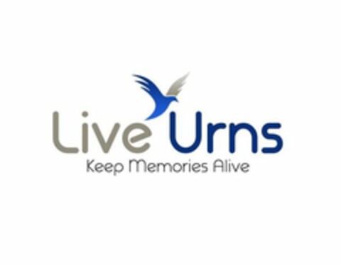 LIVE URNS KEEP MEMORIES ALIVE Logo (USPTO, 01.04.2018)