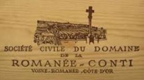 SOCIÉTÉ CIVILE DU DOMAINE DE LA ROMANÉECONTI VOSNE ROMANÉE .CÔTE D'OR Logo (USPTO, 07/18/2018)