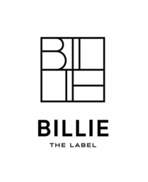 BILLIE THE LABEL Logo (USPTO, 08/30/2019)