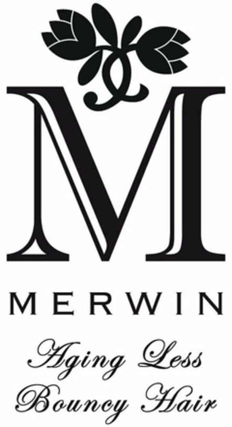 M MERWIN AGING LESS BOUNCY HAIR Logo (USPTO, 10/01/2019)