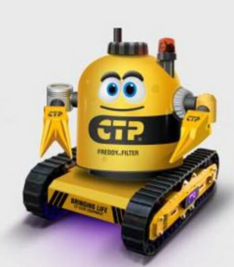 CTP CTP CTP FREDDY THE FILTER BRINGING LIFE TO EQUIPMENT Logo (USPTO, 29.05.2020)