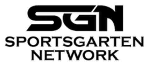 SGN SPORTSGARTEN NETWORK Logo (USPTO, 24.08.2020)