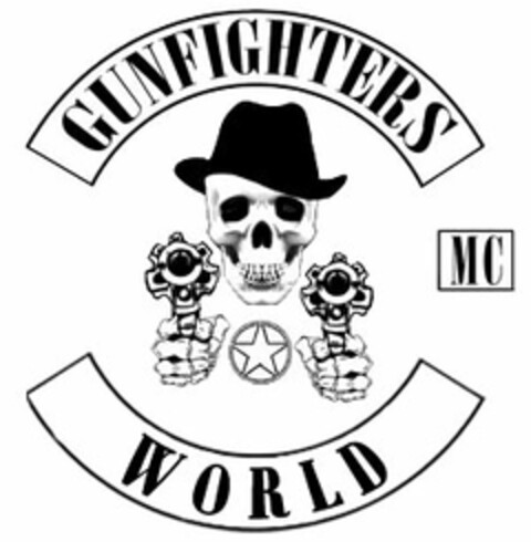 GUNFIGHTERS MC WORLD Logo (USPTO, 11.01.2009)