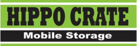 HIPPO CRATE MOBILE STORAGE Logo (USPTO, 03.04.2009)