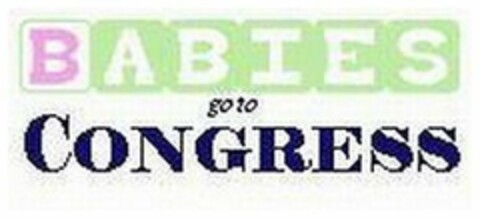 BABIES GO TO CONGRESS Logo (USPTO, 13.11.2009)