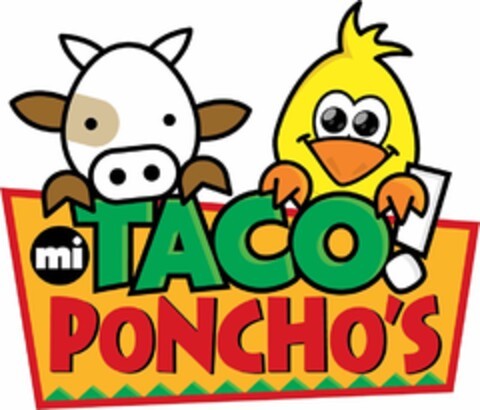 MI TACO! PONCHO'S Logo (USPTO, 12/07/2011)