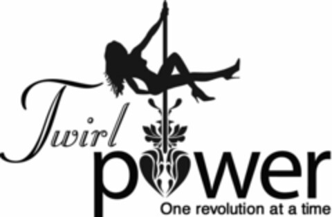 TWIRL POWER ONE REVOLUTION AT A TIME Logo (USPTO, 02/01/2012)