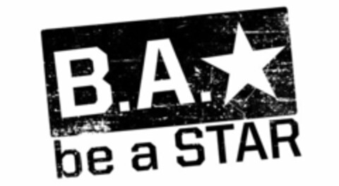 B.A. BE A STAR Logo (USPTO, 20.08.2012)