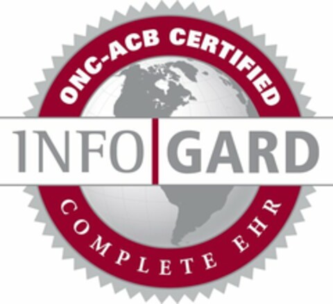 ONC-ACB CERTIFIED INFOGARD COMPLETE EHR Logo (USPTO, 01/18/2013)