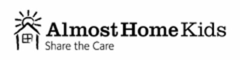 ALMOST HOME KIDS SHARE THE CARE Logo (USPTO, 05/02/2014)