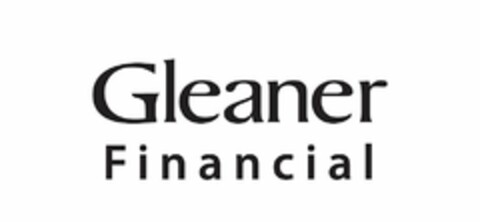 GLEANER FINANCIAL Logo (USPTO, 21.07.2015)