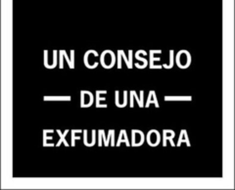 UN CONSEJO DE UNA EXFUMADORA Logo (USPTO, 05/25/2016)