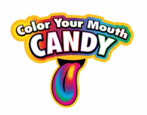 COLOR YOUR MOUTH CANDY Logo (USPTO, 30.06.2016)