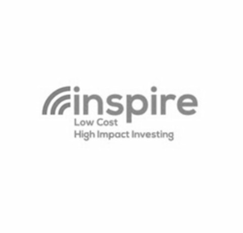 INSPIRE LOW COST HIGH IMPACT INVESTING Logo (USPTO, 04.10.2016)