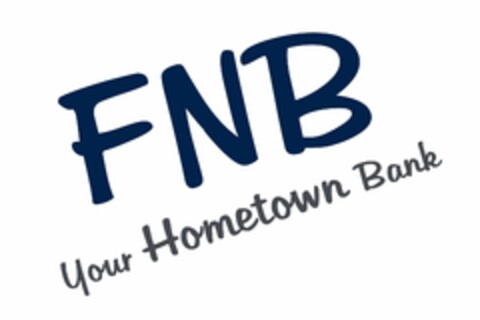 FNB YOUR HOMETOWN BANK Logo (USPTO, 26.10.2016)