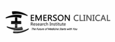 E EMERSON CLINICAL RESEARCH INSTITUTE THE FUTURE OF MEDICINE STARTS WITH YOU Logo (USPTO, 18.04.2017)