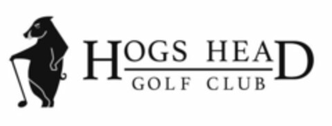 HOGS HEAD GOLF CLUB Logo (USPTO, 12.05.2017)