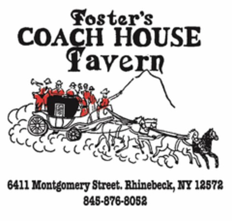 FOSTER'S COACH HOUSE TAVERN Logo (USPTO, 09/15/2017)