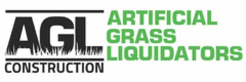 AGL ARTIFICIAL GRASS LIQUIDATORS CONSTRUCTION Logo (USPTO, 17.01.2018)