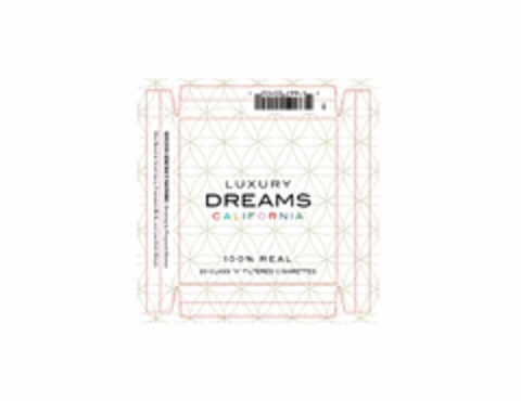 LUXURY DREAMS CALIFORNIA Logo (USPTO, 06.02.2018)