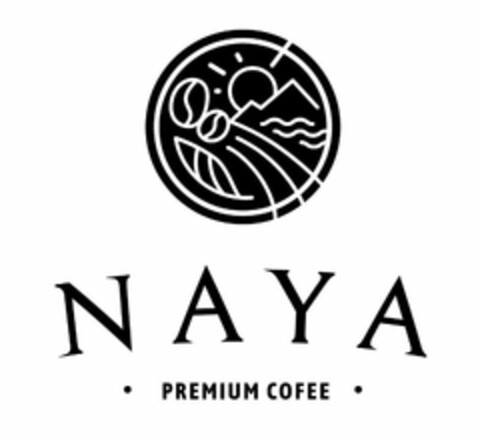 NAYA · PREMIUM COFFEE · Logo (USPTO, 05/31/2018)