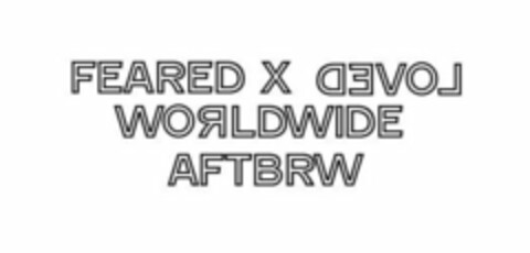 FEARED X LOVED WORLDWIDE AFTBRW Logo (USPTO, 16.04.2019)