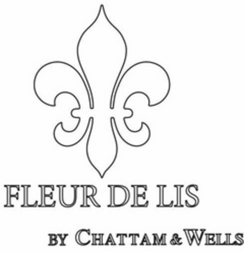 FLEUR DE LIS BY CHATTAM & WELLS Logo (USPTO, 10/08/2019)