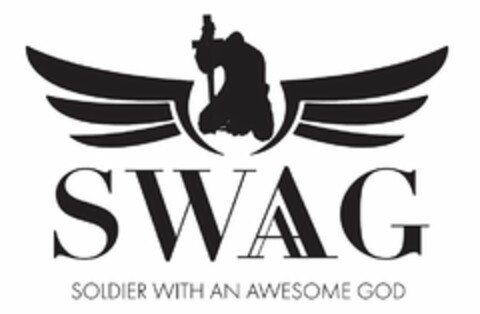 SWAG SOLDIER WITH AN AWESOME GOD Logo (USPTO, 05/01/2020)