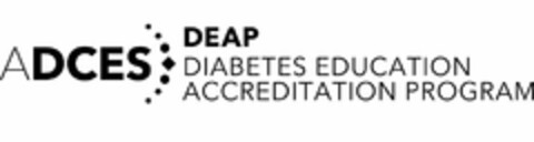 ADCES DEAP DIABETES EDUCATION ACCREDITATION PROGRAM Logo (USPTO, 09/15/2020)