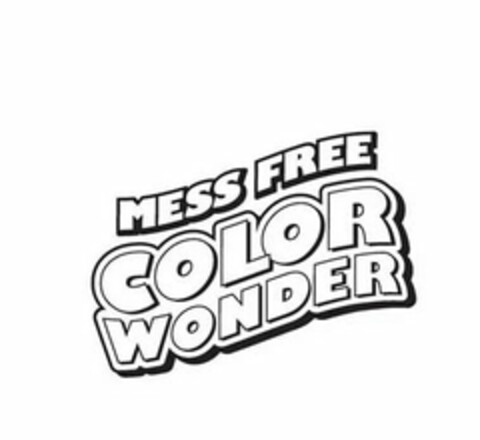 MESS FREE COLOR WONDER Logo (USPTO, 01.07.2009)