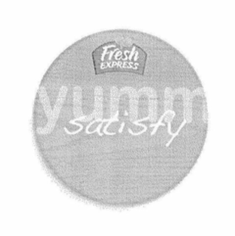 FRESH EXPRESS YUMM SATISFY Logo (USPTO, 07/07/2009)