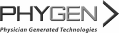 PHYGEN PHYSICIAN GENERATED TECHNOLOGIES Logo (USPTO, 30.12.2009)