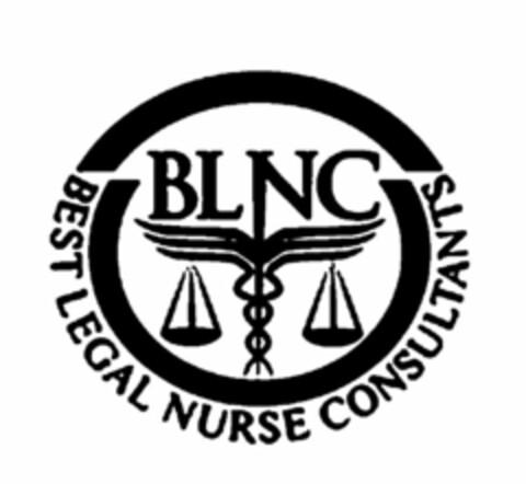 BLNC BEST LEGAL NURSE CONSULTANTS Logo (USPTO, 09/17/2010)