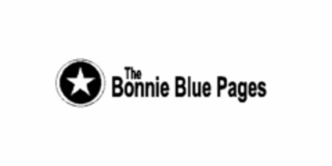 THE BONNIE BLUE PAGES Logo (USPTO, 11/29/2010)