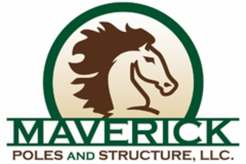 MAVERICK POLES AND STRUCTURE, LLC. Logo (USPTO, 07.06.2011)