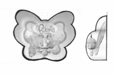 LIL' BUTTERS SOCIAL BUTTERFLIES MERMAID BUTTER 3+ Logo (USPTO, 06/11/2011)