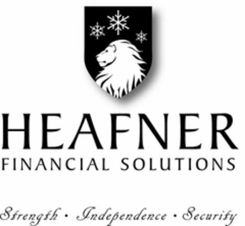 HEAFNER FINANCIAL SOLUTIONS STRENGTH INDEPENDENCE SECURITY Logo (USPTO, 01/30/2012)