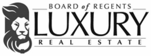 BOARD OF REGENTS LUXURY R E A L E S T AT E Logo (USPTO, 31.05.2012)