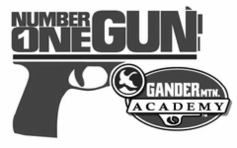 NUMBER 1 ONE GUN GANDER MTN. ACADEMY Logo (USPTO, 24.09.2012)