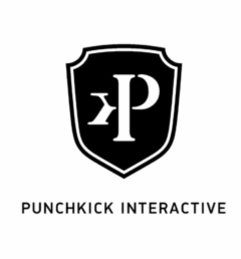 PK PUNCHKICK INTERACTIVE Logo (USPTO, 04/10/2013)