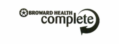 BROWARD HEALTH COMPLETE Logo (USPTO, 05.09.2013)