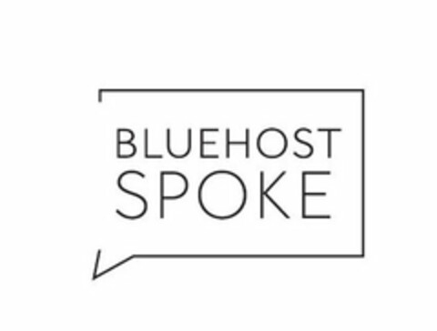 BLUEHOST SPOKE Logo (USPTO, 14.04.2014)