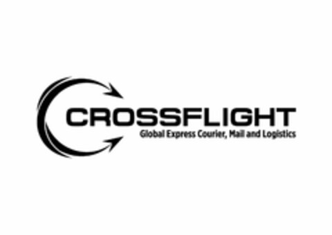 CROSSFLIGHT GLOBAL EXPRESS COURIER, MAIL AND LOGISTICS Logo (USPTO, 20.04.2015)