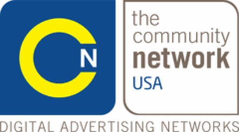 CN THE COMMUNITY NETWORK USA DIGITAL ADVERTISING NETWORKS Logo (USPTO, 05/11/2015)