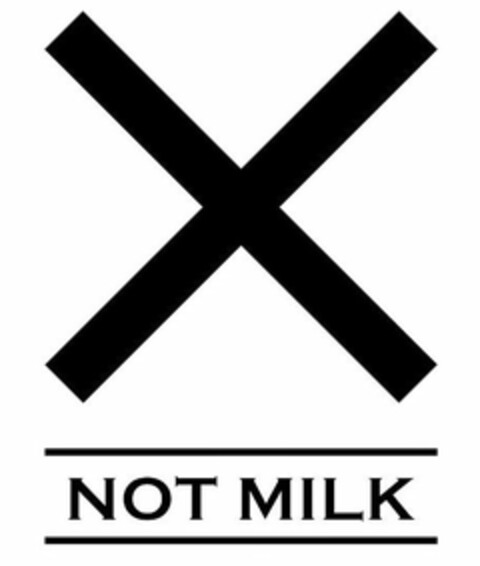 X NOT MILK Logo (USPTO, 08.11.2015)