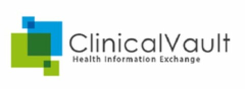 CLINICALVAULT HEALTH INFORMATION EXCHANGE Logo (USPTO, 04/13/2016)